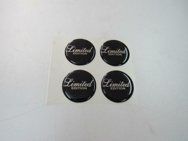 Limited Edition Wheel Center Domed Emblem Decal For Car Truck Golf Cart LE 4