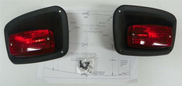Ezgo Txt Led Tail lights With Templets 0790led