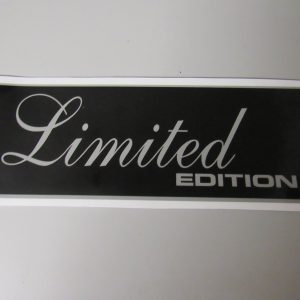 EZGO TXT 2014 Up Front Body Laminated Limited Edition Name Plate #EZ12