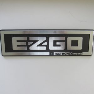 Front Name Plate /Emblem EZGO TXT 96 – 2013 Silver #BP0018